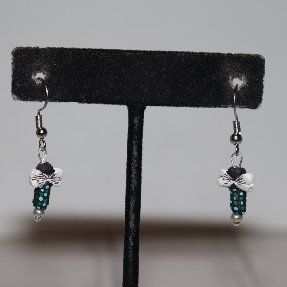 🧚‍♀️ Silver & Colorful Dragonfly Earrings 1 3/8" tall · NWOT